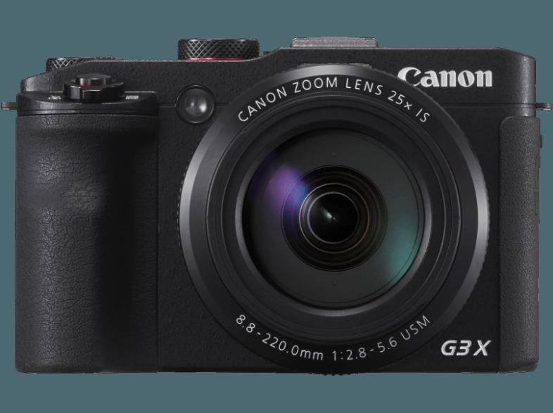 CANON PowerShot G3 X  Schwarz (20.2 Megapixel, 25x opt. Zoom, 8 cm TFT-LCD, WLAN)