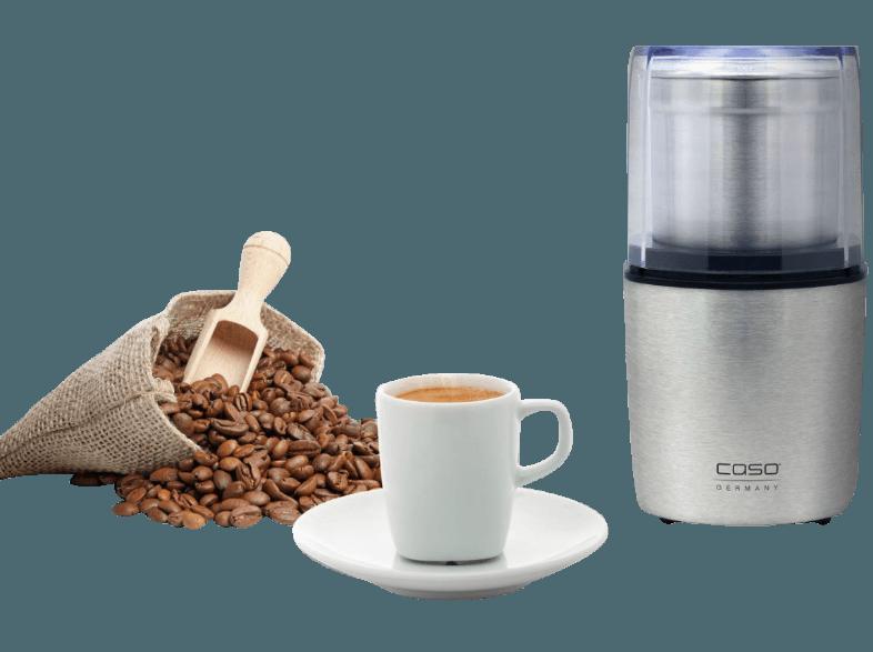 CASO 1830 Coffee Flavour Mühle Silber (200 Watt, Edelstahl), CASO, 1830, Coffee, Flavour, Mühle, Silber, 200, Watt, Edelstahl,