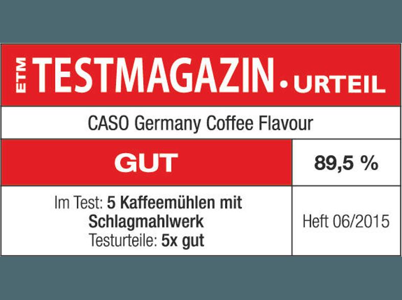 CASO 1830 Coffee Flavour Mühle Silber (200 Watt, Edelstahl)
