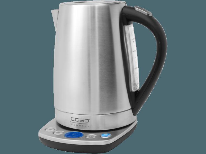 CASO 1870 WK 2200 Wasserkocher Silber/Schwarz (2200 Watt, 1.7 Liter)