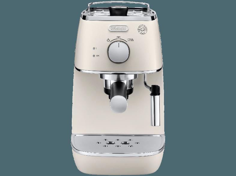 DELONGHI ECI 341 Distinta Espresso-Siebträgermaschine Pure White