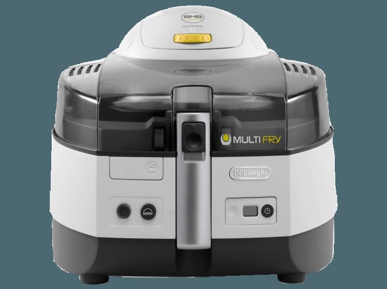 DELONGHI FH1363/1 MultiFry Extra Heißluft-Fritteuse Weiß/Anthrazit (1700 g, 2.4 kW)