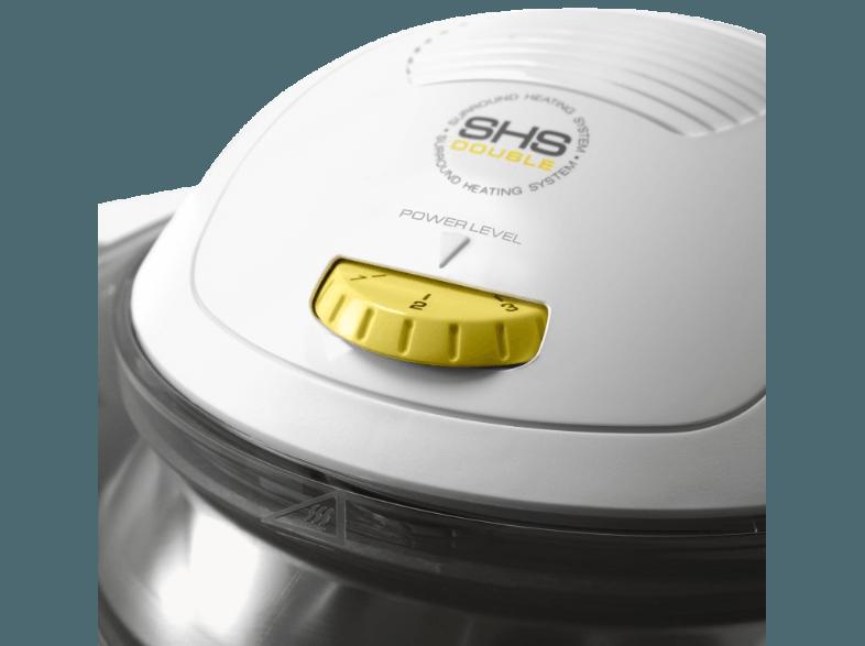 DELONGHI FH1363/1 MultiFry Extra Heißluft-Fritteuse Weiß/Anthrazit (1700 g, 2.4 kW)