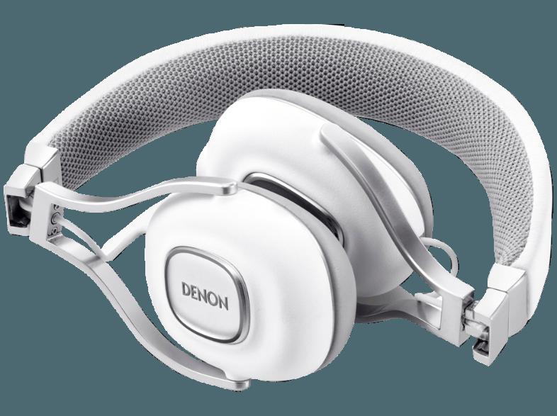 DENON AH-MM 200 On-Ear Kopfhörer kopfhörer Weiß/Silber