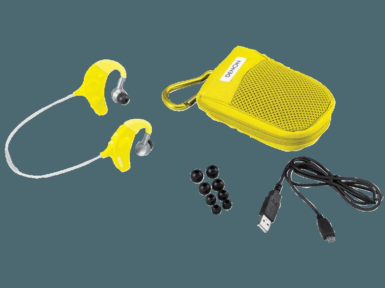 DENON AH-W 150 Kopfhörer Gelb