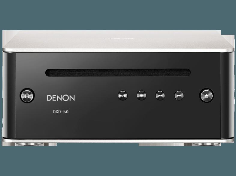 DENON DCD-50 HiFi-CD-Player (Silber/Schwarz), DENON, DCD-50, HiFi-CD-Player, Silber/Schwarz,