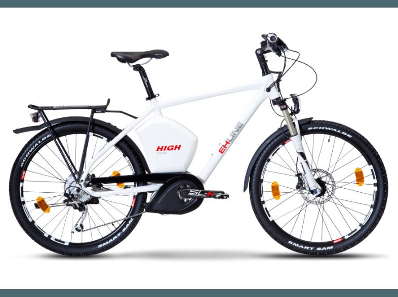 EHLINE DIAMANT HIGH E-Bike (26 Zoll, 55 cm, Diamant, 468 Wh)