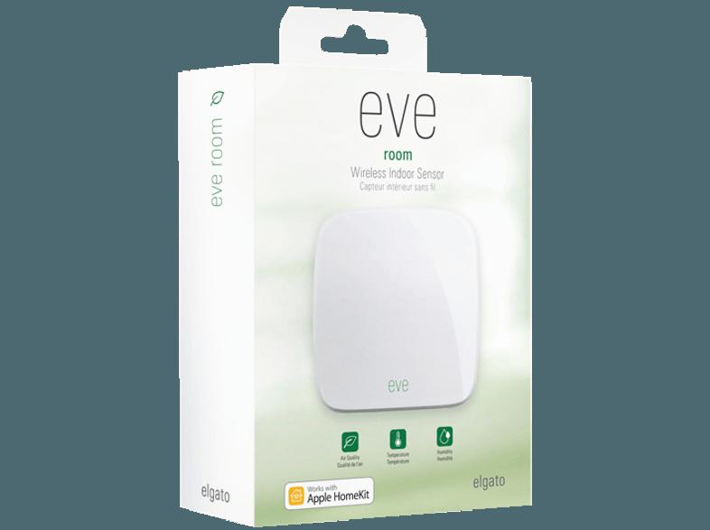 ELGATO 1EW109901000 Eve Weather, Kabelloser Außensensor mit Apple HomeKit-Unterstützung