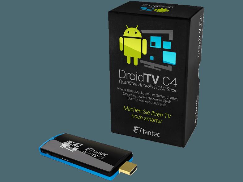 FANTEC 1782 DroidTV C4 QuadCore Android  HDMI-Stick