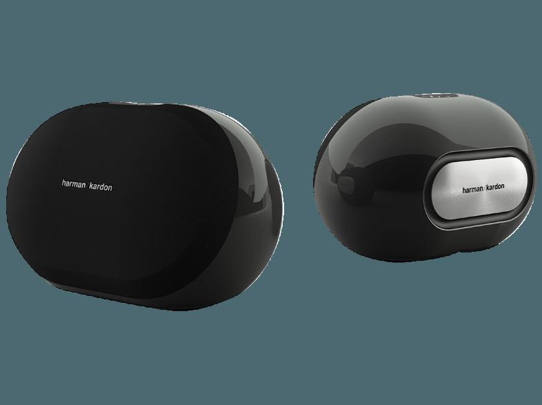 HARMAN KARDON Omni 20 Start Kit (1 Paar) - Drahtloser Lautsprecher (App-steuerbar, Schwarz)