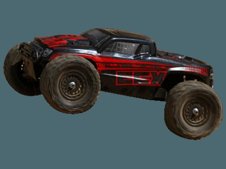 HORIZON HOBBY ECX01000I Ruckus 4WD 1:18 Schwarz im Monster Truck Design