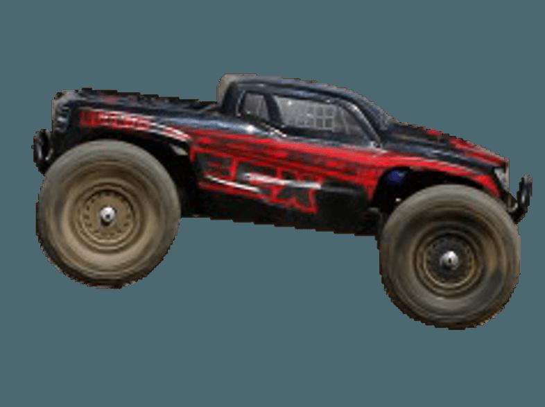 HORIZON HOBBY ECX01000I Ruckus 4WD 1:18 Schwarz im Monster Truck Design, HORIZON, HOBBY, ECX01000I, Ruckus, 4WD, 1:18, Schwarz, im, Monster, Truck, Design