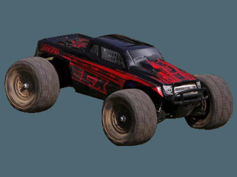 HORIZON HOBBY ECX01000I Ruckus 4WD 1:18 Schwarz im Monster Truck Design, HORIZON, HOBBY, ECX01000I, Ruckus, 4WD, 1:18, Schwarz, im, Monster, Truck, Design