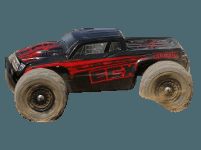 HORIZON HOBBY ECX01000I Ruckus 4WD 1:18 Schwarz im Monster Truck Design, HORIZON, HOBBY, ECX01000I, Ruckus, 4WD, 1:18, Schwarz, im, Monster, Truck, Design