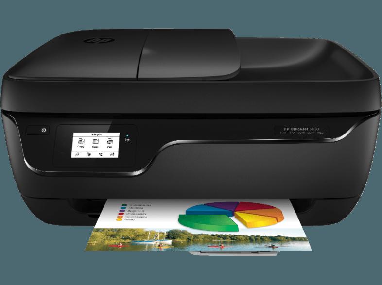 HP Officejet 3834 Thermischer HP Tintenstrahldruck 4-in-1 e-All-in-One Drucker WLAN