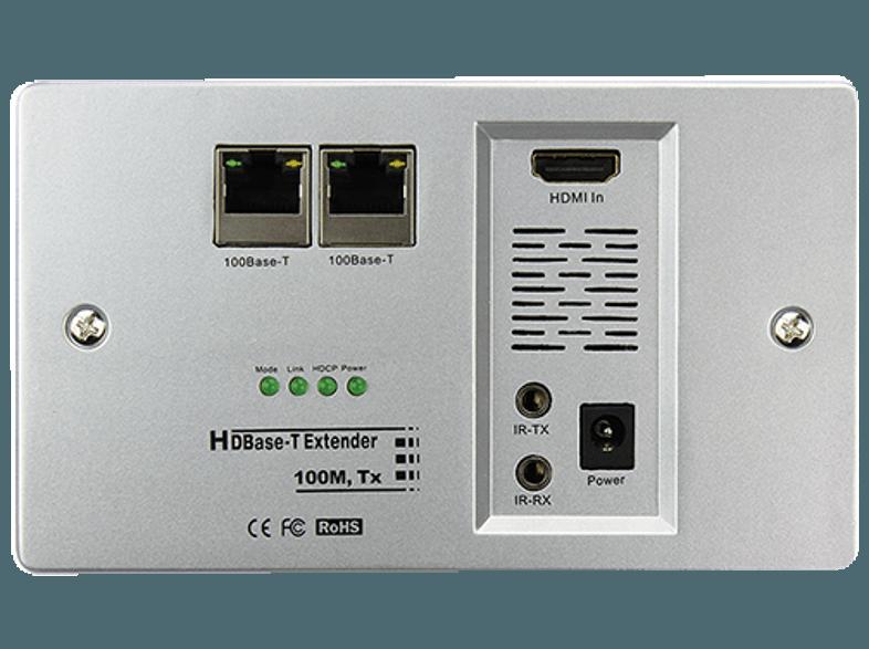 IN AKUSTIK Exzellenz HD-Base-T Transmitter IP-Wanddose POE 1er Set  HD-Base-T Transmitter