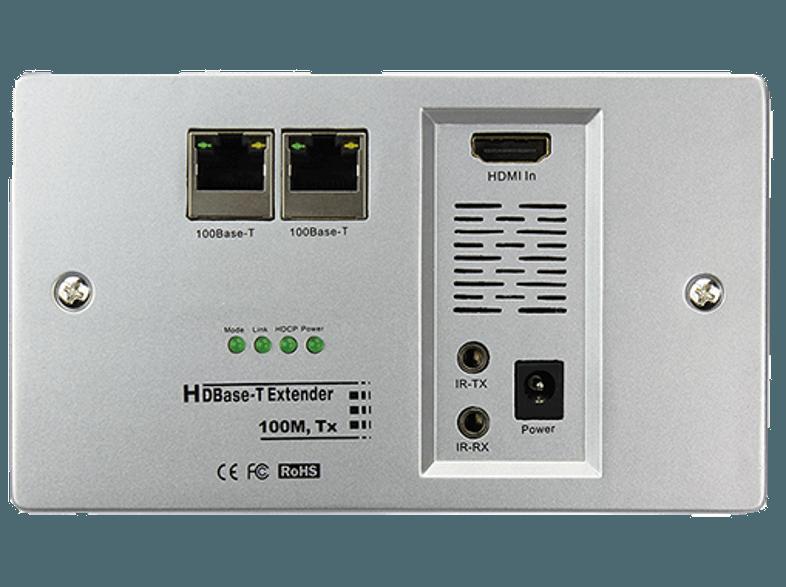 IN AKUSTIK Exzellenz HD-Base-T Transmitter IP-Wanddose POE 1er Set  HD-Base-T Transmitter