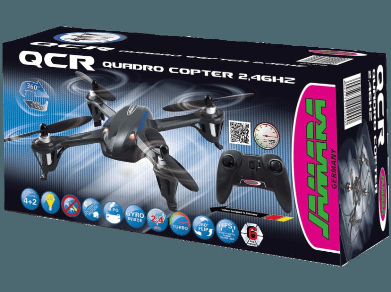 JAMARA 038300 QCR Quadrocopter Schwarz