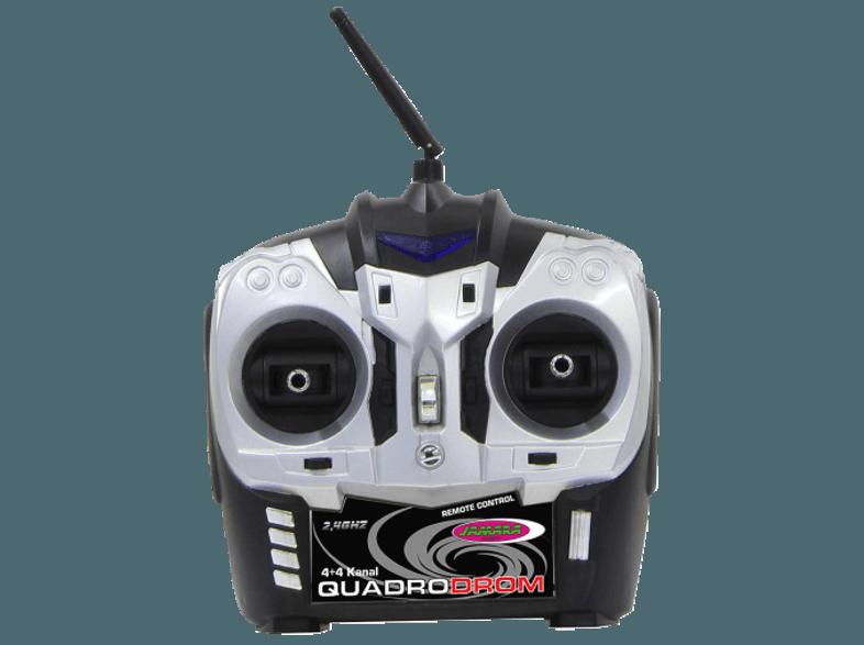 JAMARA 038585 Quadrodrom Quadrocopter mit HD Kamera Schwarz, Rot