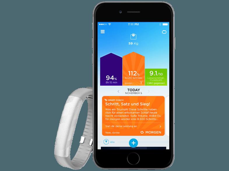 JAWBONE JL03-0101CFI-EU1 UP2 Grau (Fitness Tracker), JAWBONE, JL03-0101CFI-EU1, UP2, Grau, Fitness, Tracker,