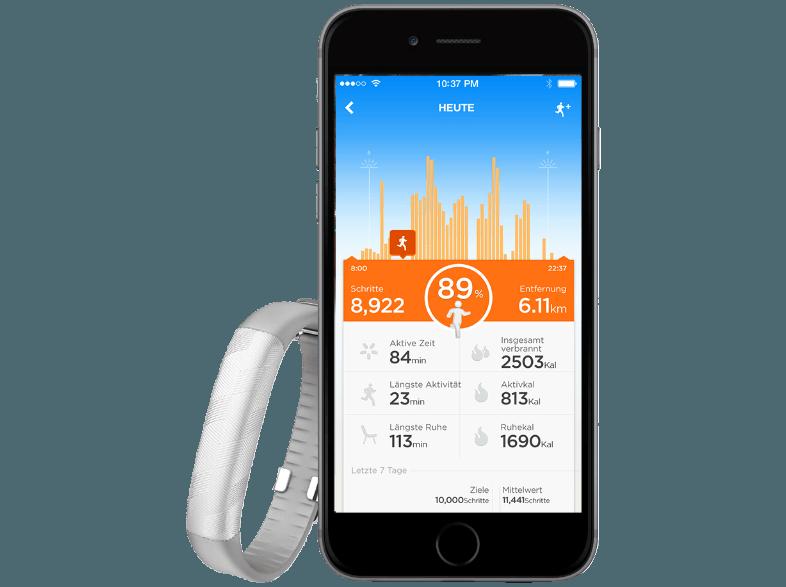 JAWBONE JL03-0101CFI-EU1 UP2 Grau (Fitness Tracker)