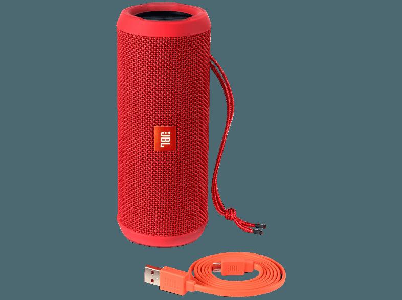 JBL Flip 3 Bluetooth Lautsprecher Rot
