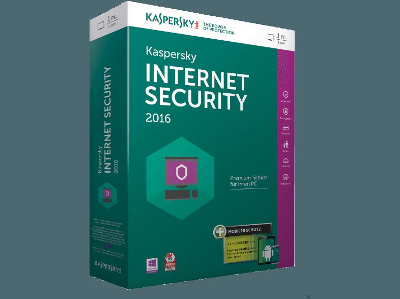 Kaspersky Labs Internet Security 2016 inkl. Android Security, Kaspersky, Labs, Internet, Security, 2016, inkl., Android, Security