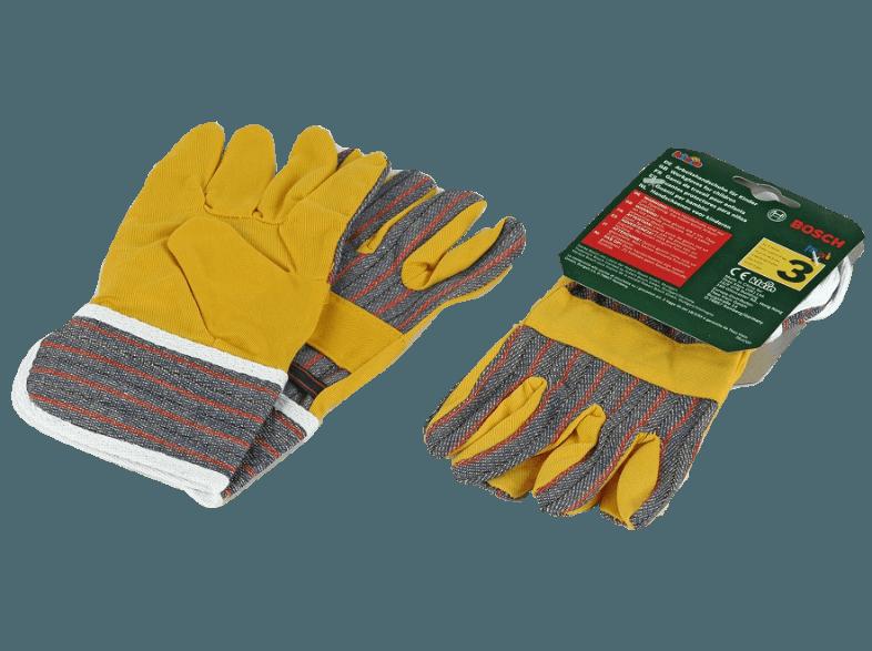 KLEIN 41603917 Handwerker-Handschuhe für Kinder Gelb, Grau