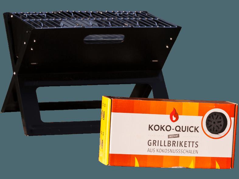 KREUTZERS 21004-EP Koko-Quick Kohle 4-tlg. Grillkohle