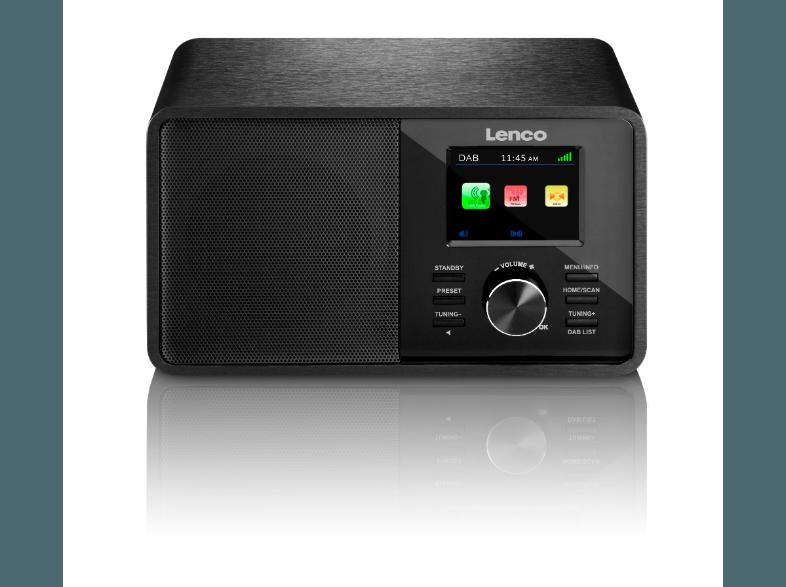 LENCO CR 2004  (PLL Tuner, UKW, DAB, DAB , Schwarz), LENCO, CR, 2004, , PLL, Tuner, UKW, DAB, DAB, Schwarz,