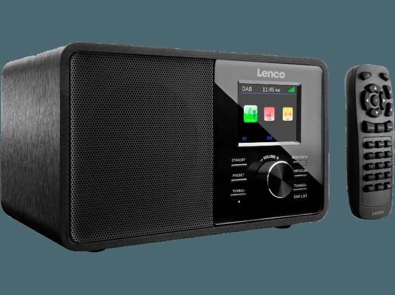 LENCO CR 2004  (PLL Tuner, UKW, DAB, DAB , Schwarz)