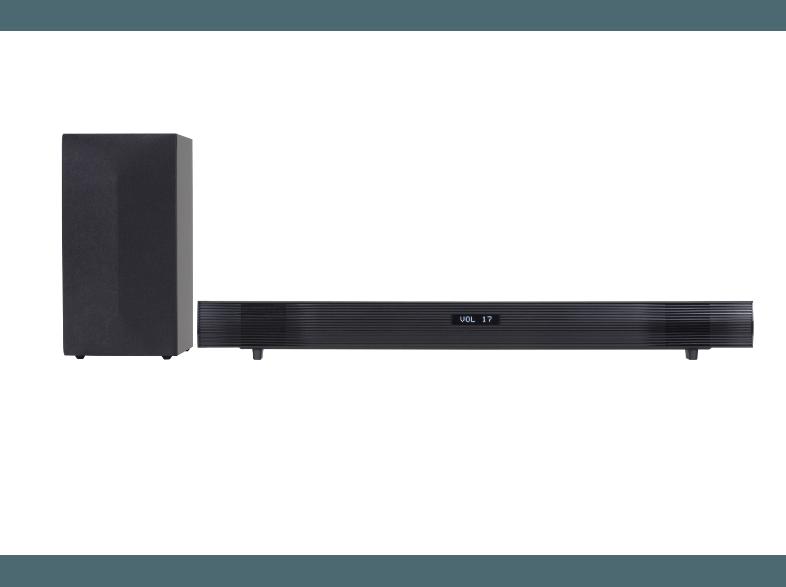 LG LAC550H 2.1 (2.1 Heimkino-System, Lautsprecher, Subwoofer, Bluetooth, Schwarz)