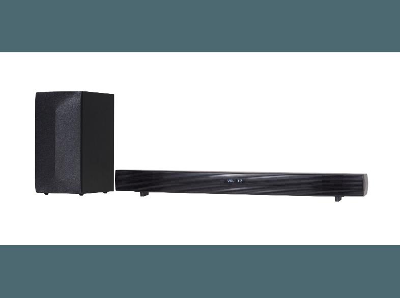 LG LAC550H 2.1 (2.1 Heimkino-System, Lautsprecher, Subwoofer, Bluetooth, Schwarz)