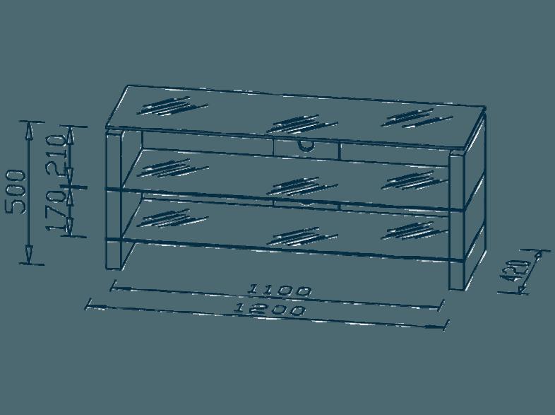 MAJA 16404252 1640 TV-Rack