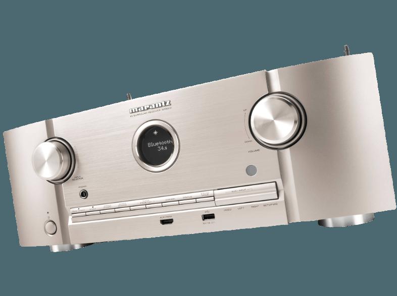 MARANTZ SR5010 AV Receiver (7.2 Kanäle, 180 Watt pro Kanal, Silbergold), MARANTZ, SR5010, AV, Receiver, 7.2, Kanäle, 180, Watt, pro, Kanal, Silbergold,