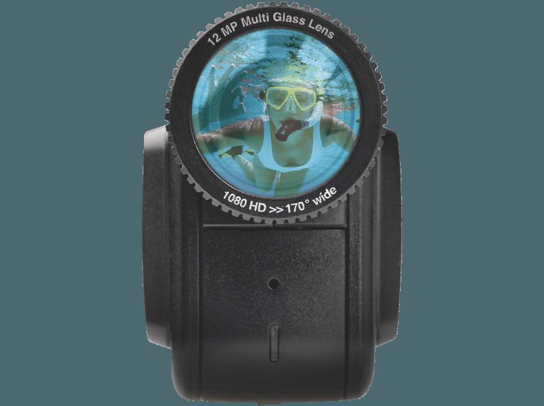 MIDLAND XTC 400 Diver Full HD Actioncam Schwarz (Wasserdicht bis: bis zu 85 m,  WLAN)