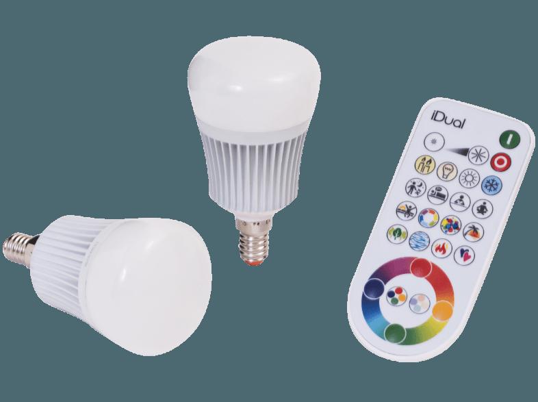 MÜLLER-LICHT 400040 iDual MiniGlobe LED Leuchtmittel Weiß