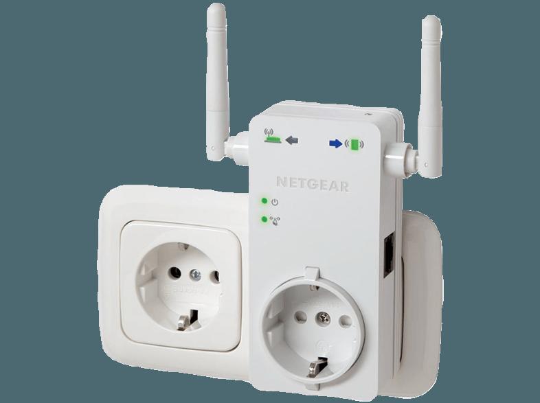 NETGEAR WN3100RP-100PES PASSTHRU WIFI RANGE EXTENDER WLAN-Repeater, NETGEAR, WN3100RP-100PES, PASSTHRU, WIFI, RANGE, EXTENDER, WLAN-Repeater