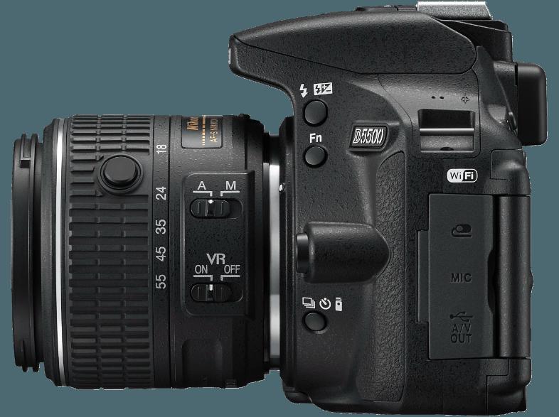 NIKON D5500    Objektiv 18-55 mm, 55-200 mm f/3.5-5.6 (24.2 Megapixel, CMOS)