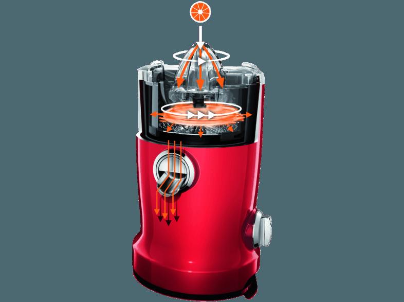 NOVIS 6511.02.20 Vita Juicer 4in1 Multifunktionsentsafter (240 Watt, Rot)