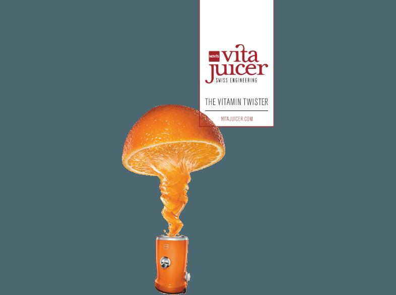 NOVIS 6511.08.20  Vita Juicer 4in1 Multifunktionsentsafter (240 Watt, Orange)