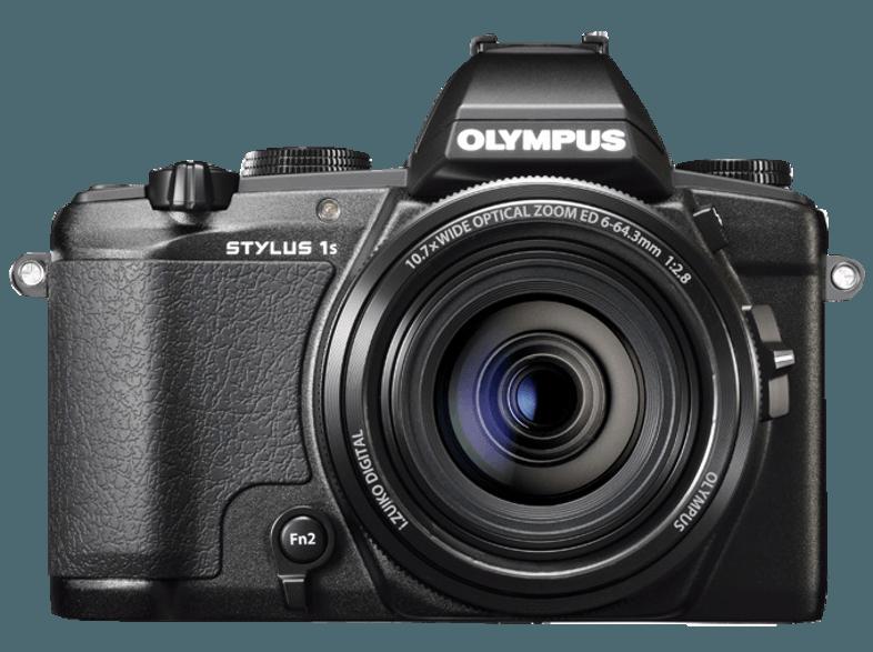 OLYMPUS Stylus 1S  Schwarz (12 Megapixel, 10.7x opt. Zoom, 7.6 cm LCD, WLAN)