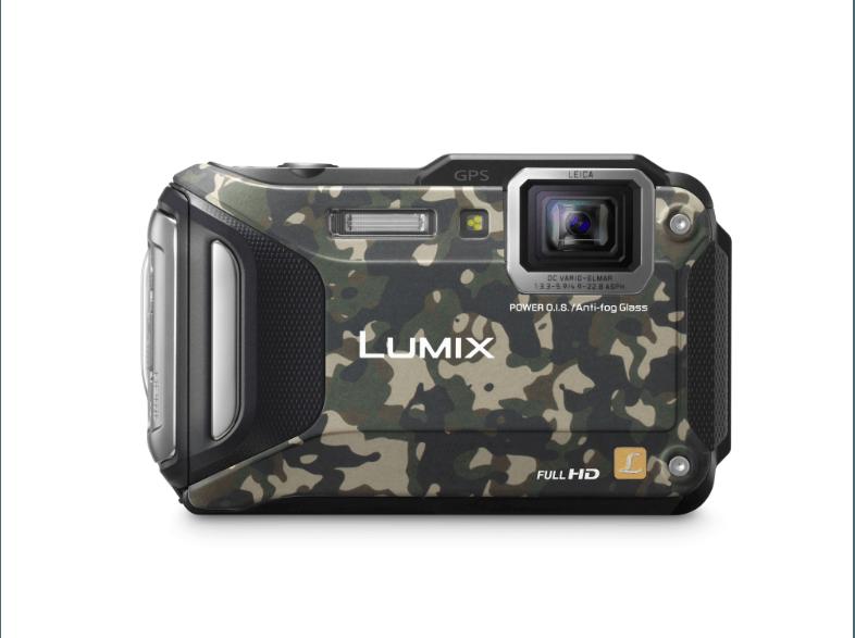 PANASONIC DMC-FT5  Camouflage (16.1 Megapixel, 4.6x opt. Zoom, 7.5 cm TFT-LCD, WLAN)