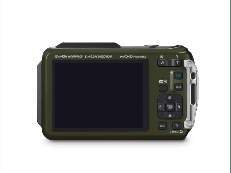 PANASONIC DMC-FT5  Camouflage (16.1 Megapixel, 4.6x opt. Zoom, 7.5 cm TFT-LCD, WLAN), PANASONIC, DMC-FT5, Camouflage, 16.1, Megapixel, 4.6x, opt., Zoom, 7.5, cm, TFT-LCD, WLAN,