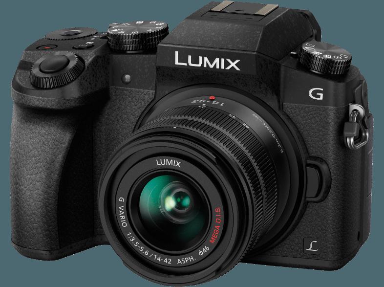 PANASONIC DMC-G70KEG-K    Objektiv 14-42 mm f/3.5-5.6 (16 Megapixel, Live-MOS)