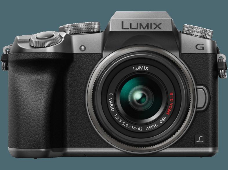 PANASONIC DMC-G70KEG-S    Objektiv 14-42 mm f/3.5-5.6 (16 Megapixel, Live-MOS)