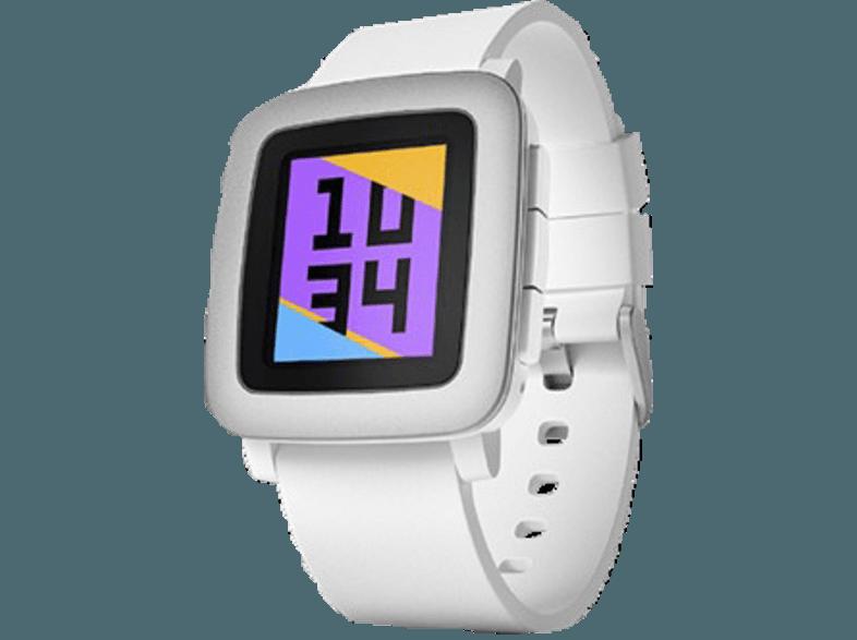 PEBBLE Time Smart Watch Weiß (Smartwatch), PEBBLE, Time, Smart, Watch, Weiß, Smartwatch,