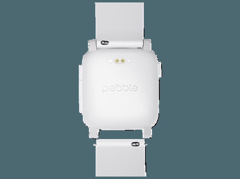 PEBBLE Time Smart Watch Weiß (Smartwatch)