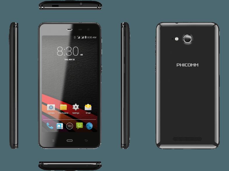 PHICOMM Energy M  8 GB Schwarz Dual SIM