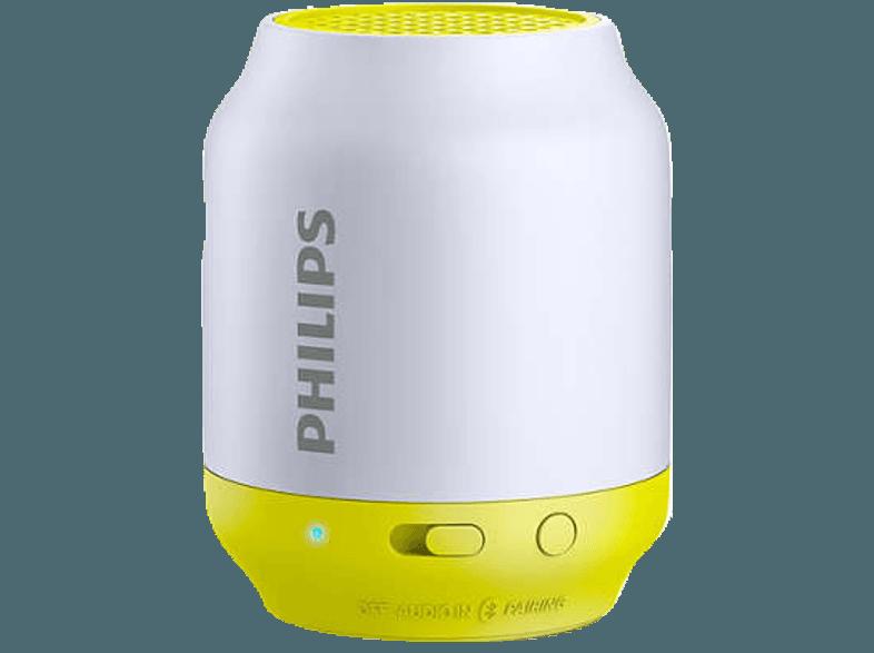 PHILIPS BT50L/00 Lautsprecher Gelb/Weiß